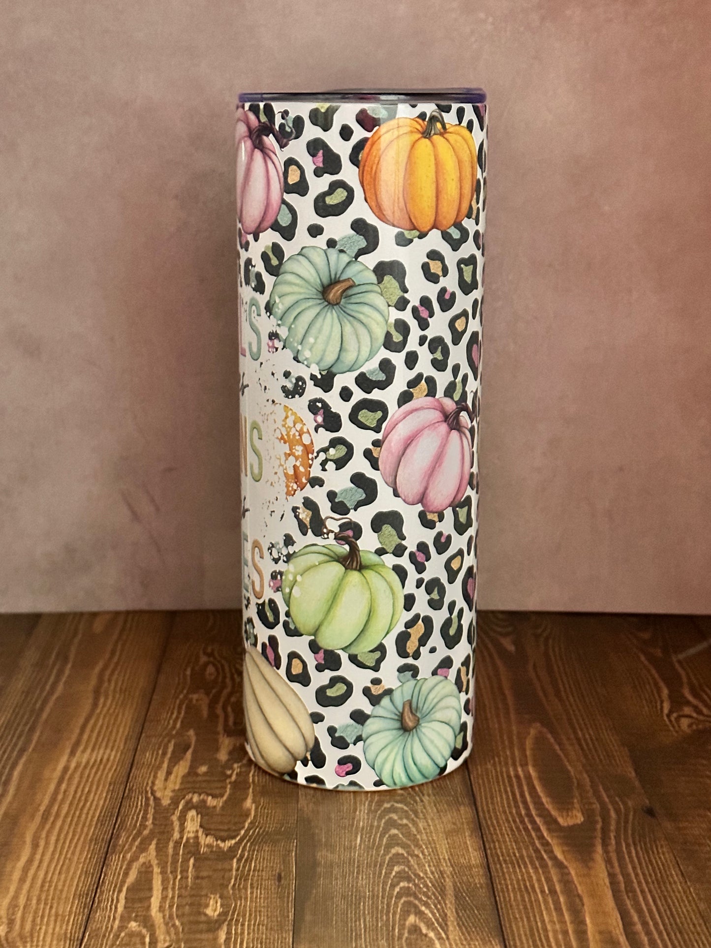 Pastel Pumpkins Tumbler